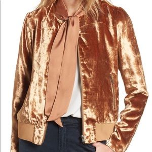 Chelsea28 Velvet Zip Jacket